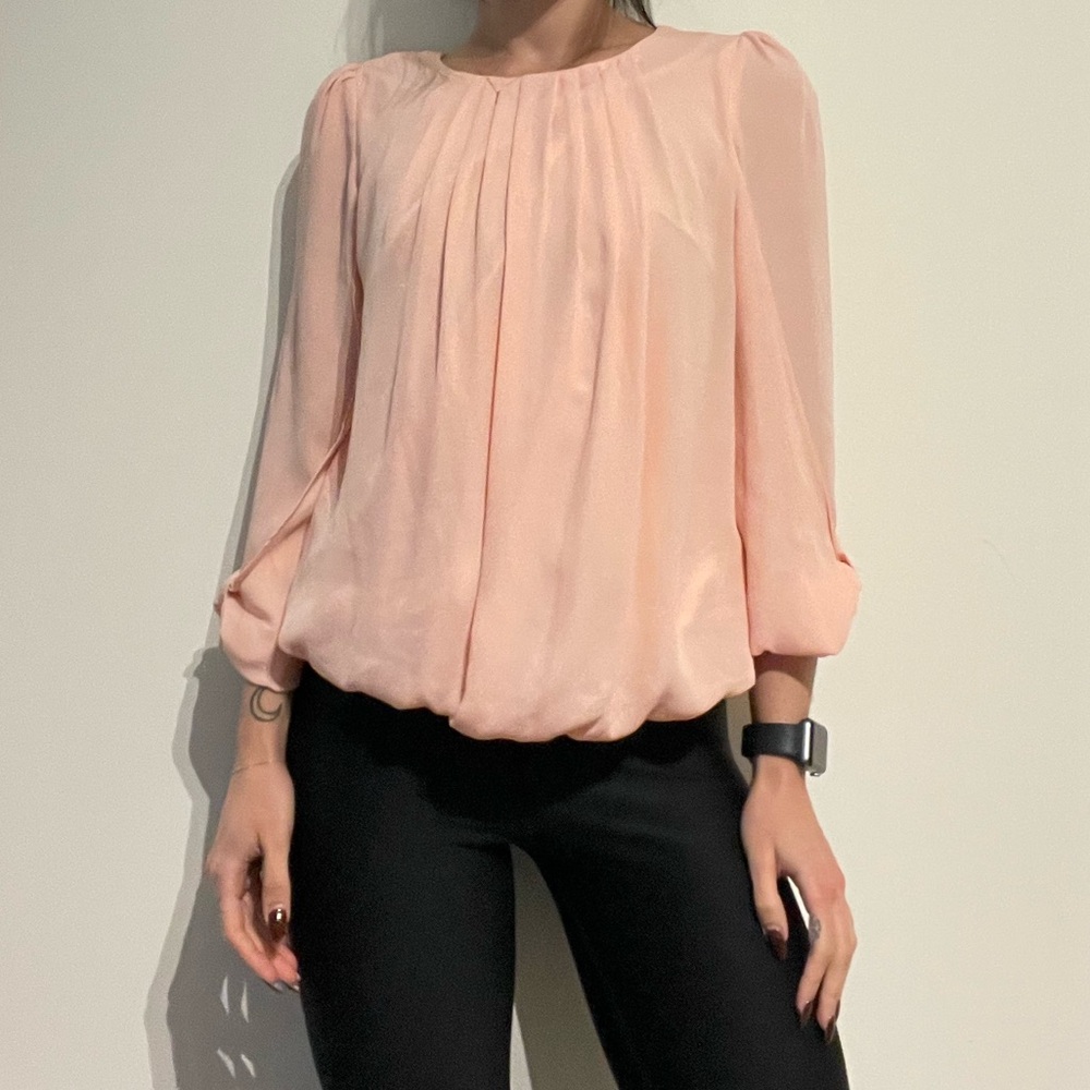 Elegant Pink Women's Blouse